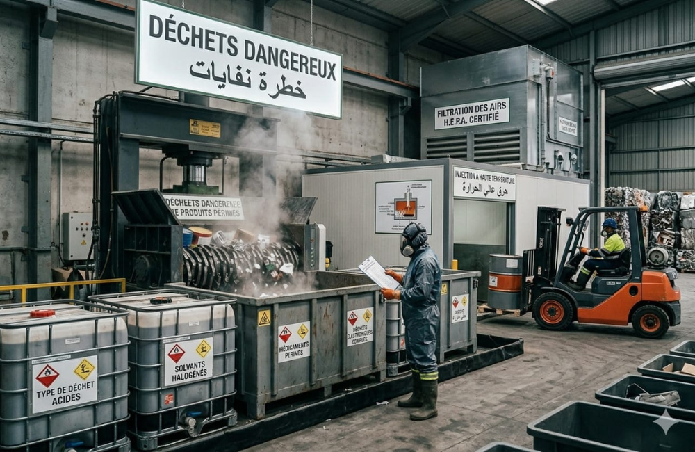 Déchets dangereux maroc ecozalagh